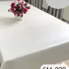 Silver-gray embossed tablecloth, fabric mahjong table mat, PVC Christmas table cloth, waterproof and durable, for home and dining room decoration details Picture
